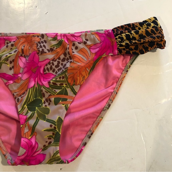 VICTORIA’S SECRET Floral and Animal Print BIKINI BOTTOM L - Picture 5 of 5